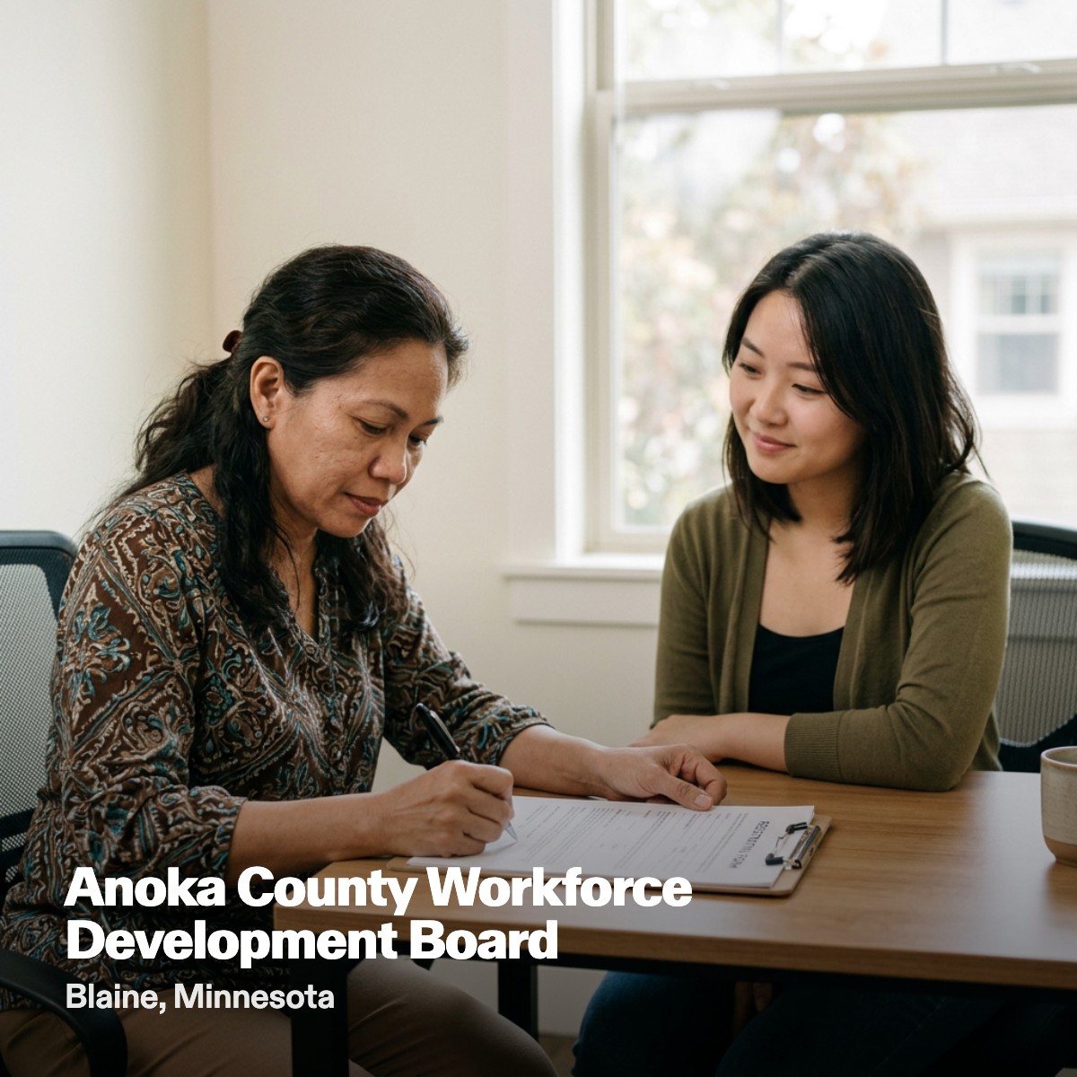 Anoka County Workforce Development Board CNA training voucher