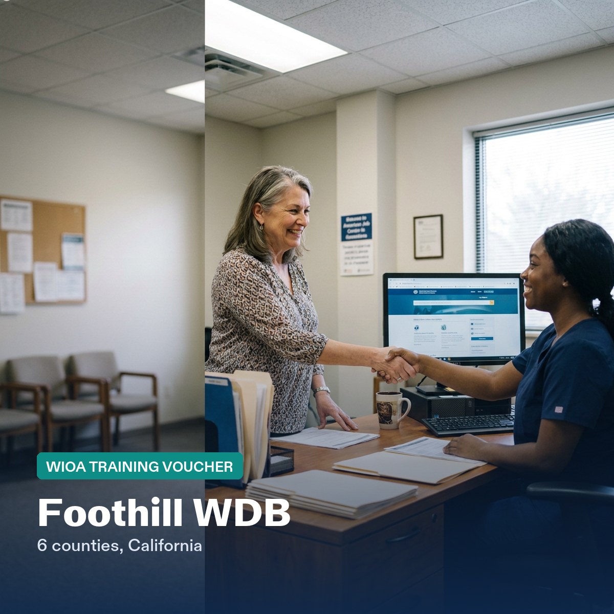 Foothill WDB CNA training voucher