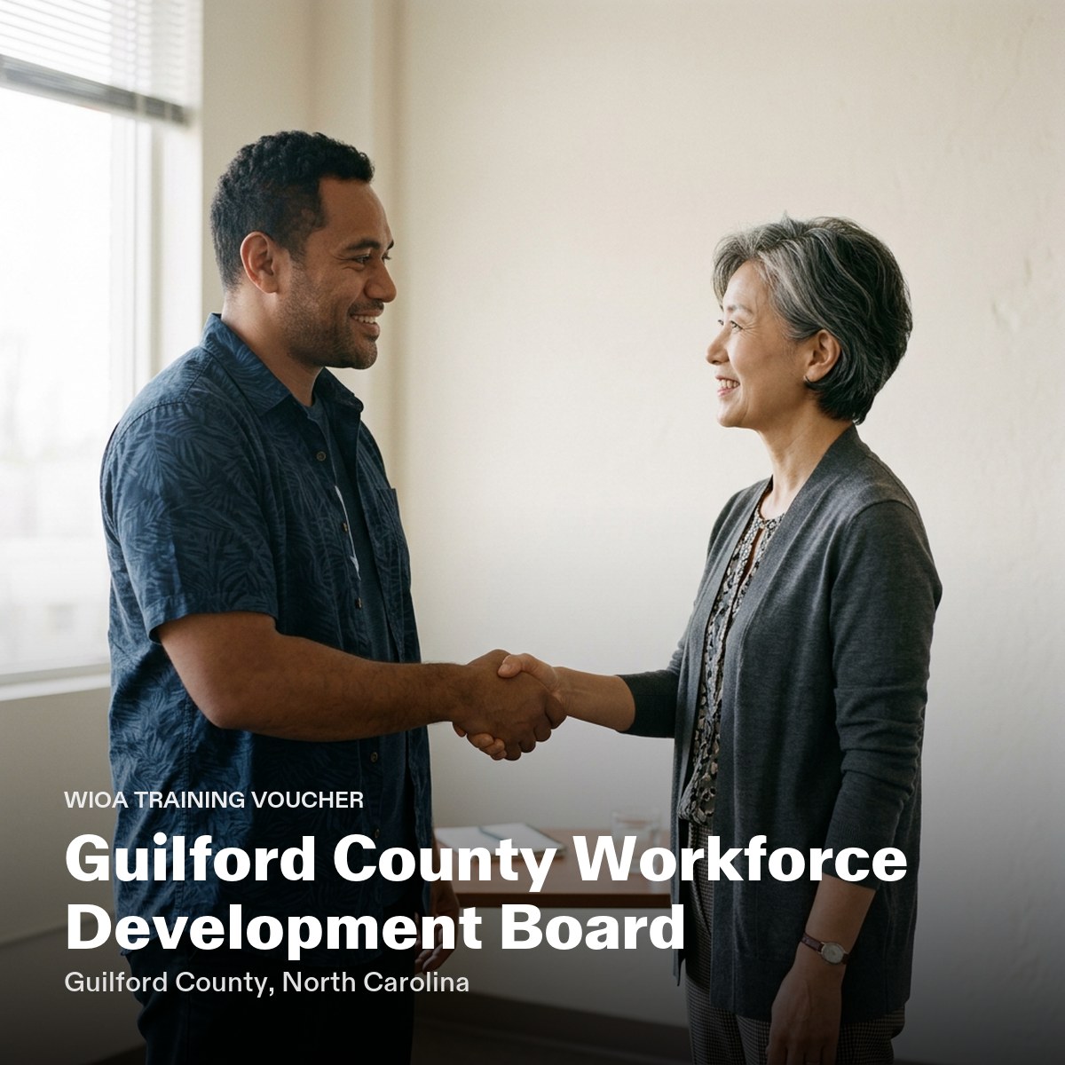 Guilford County Workforce Development Board (GuilfordWorks) CNA training voucher