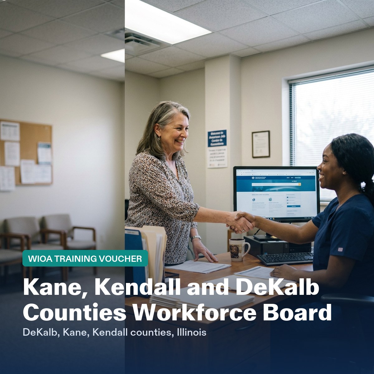 Kane, Kendall and DeKalb Counties Workforce Board CNA training voucher