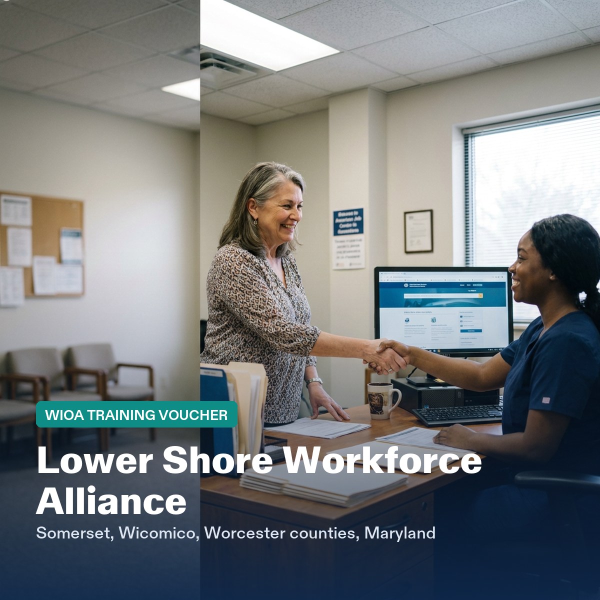 Lower Shore Workforce Alliance CNA training voucher