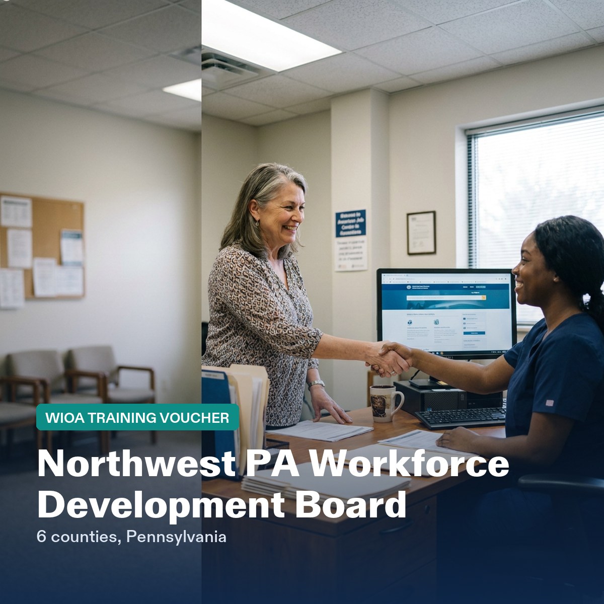 Northwest PA Workforce Development Board CNA training voucher