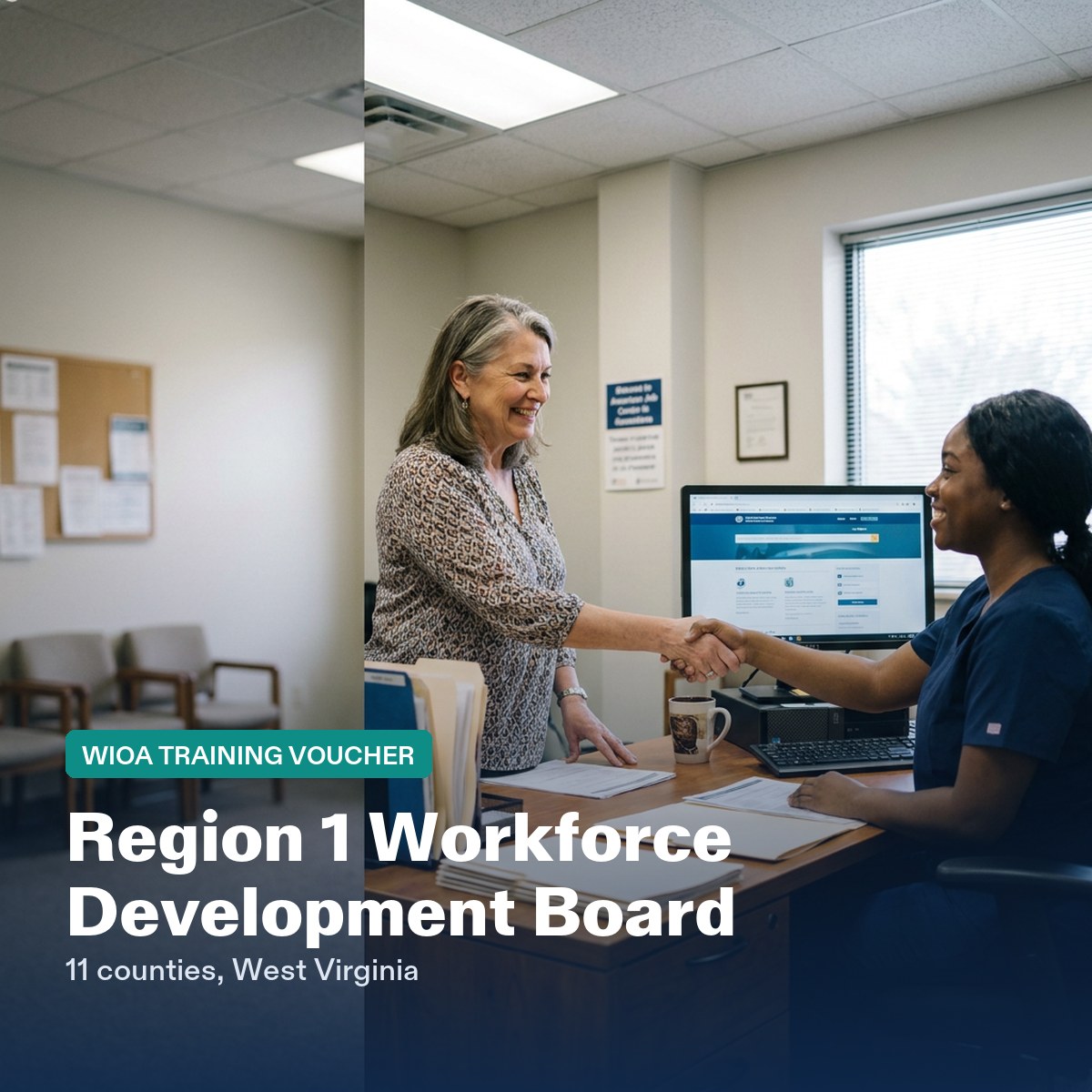 Region 1 Workforce Development Board CNA training voucher