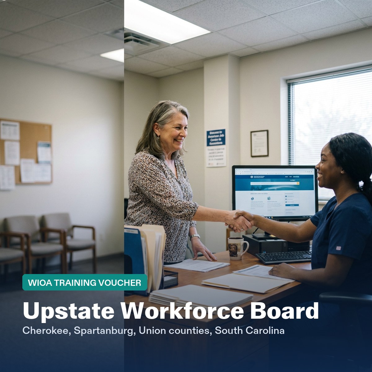 Upstate Workforce Board CNA training voucher