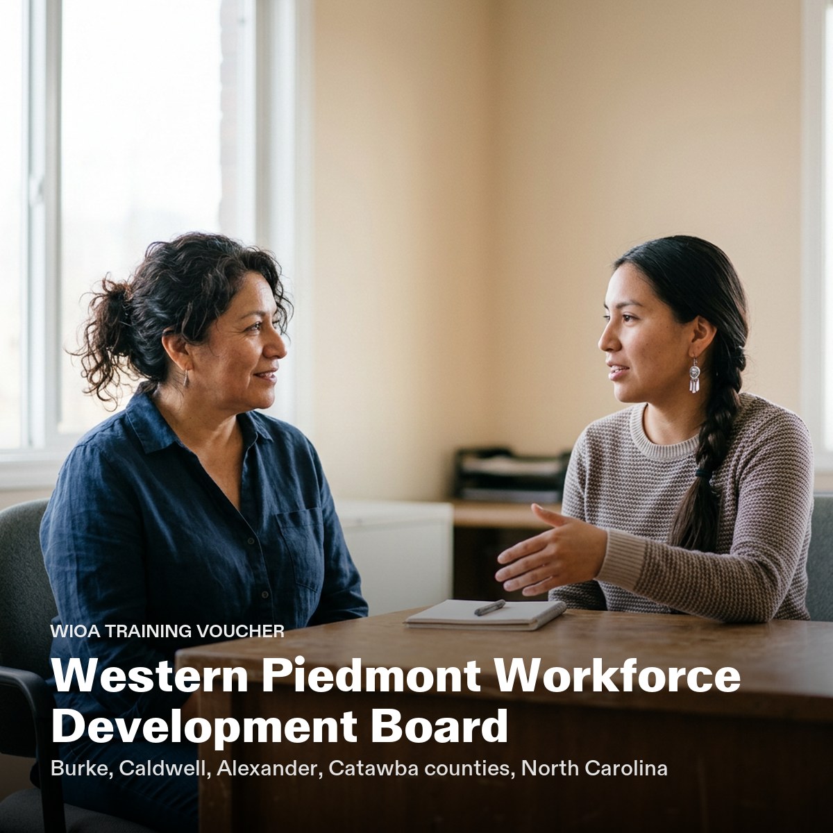 Western Piedmont Workforce Development Board CNA training voucher