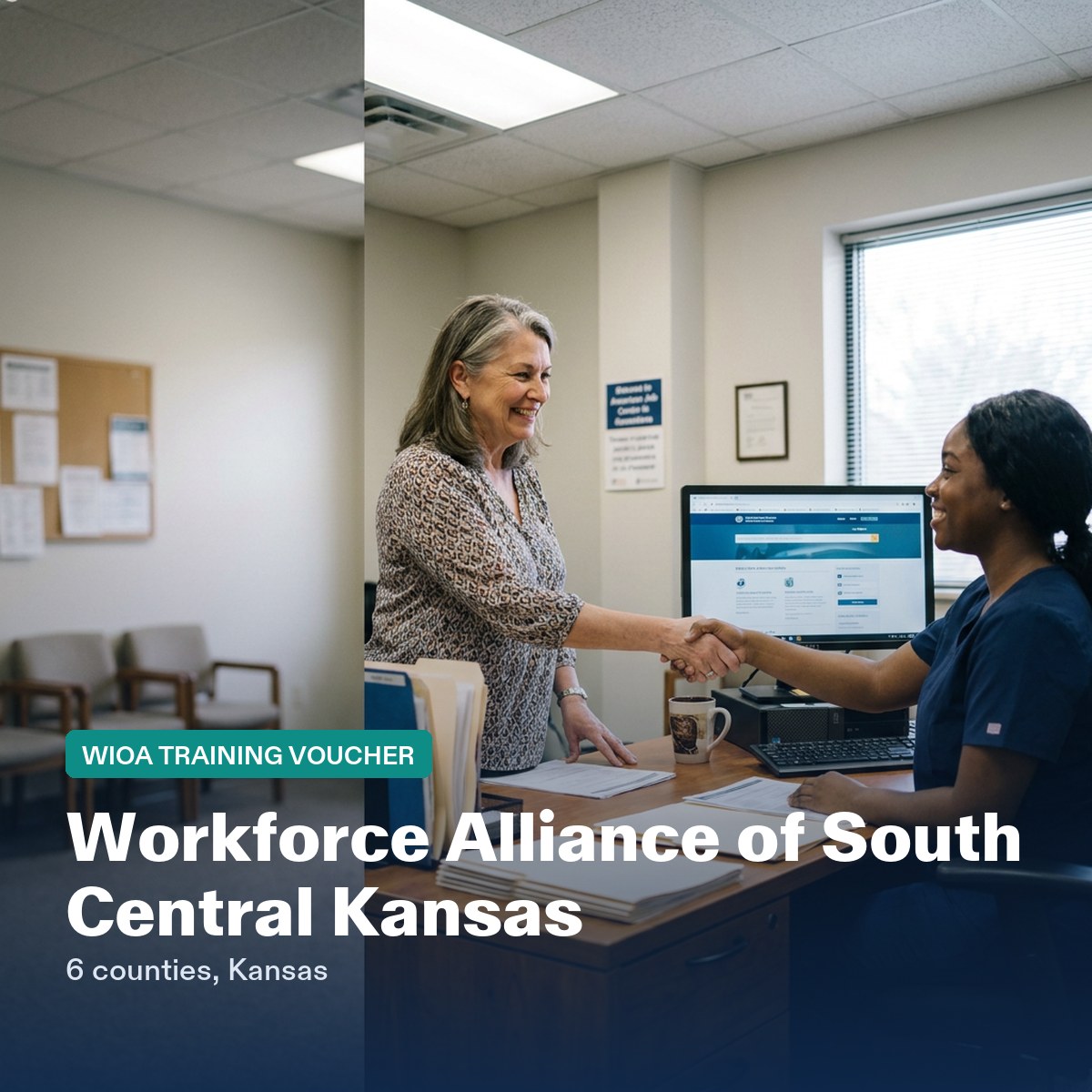 Workforce Alliance of South Central Kansas (Local Area IV) CNA training voucher